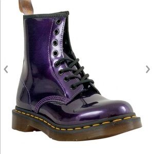 RARE Chrome Doc Martens in Violet. Men’s/ women’s